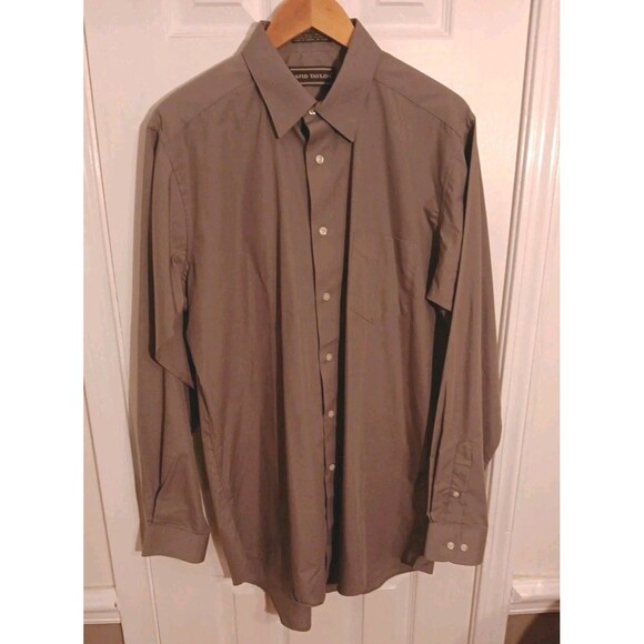 David Taylor Men's Long Sleeve Dress Shirt L - Picture 1 of 5